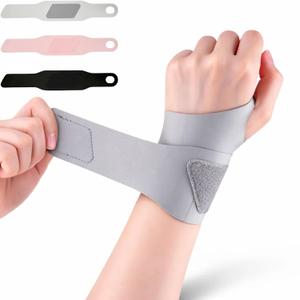 Wrap 2026 New Adjustable Wrist Wrap Support, Loop Closure, Flexible Wrist Stabilizer Sports Fitness Gymnastics Protective, Fit Left or Right Hand for Men and Women (Gray)