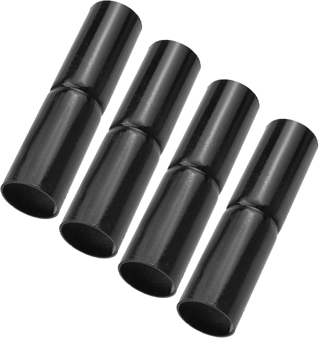 Antrader Top Rail Sleeve 1-3/8",Chain Link Fence Top Rail Sleeves,Black,4Pcs