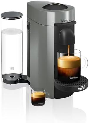De'Longhi Nespresso Vertuo Plus Coffee and Espresso Maker by De'Longhi, Grey