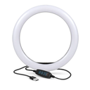 IK Multimedia 10" Selfie Ring Light with 3 Color Modes & 11 Brightness Levels, LED Circle Light for TikTok, Makeup, YouTube, Zoom, Video Recording & Photography, Fits UNC 1/4” Standard Tripod
