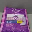 Poise Incontinence & Postpartum Pads for Bladder Leaks, 7 Drop Ultra Absorbency, Long Length, 39 Count