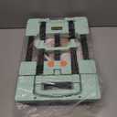 Folding Hand Truck 500lbs, Portable Heavy Duty Dolly Cart, 6 Wheels Collapsible Luggage Cart with 2 Elastic Ropes - Compact Trolley Cart for Easy Moving - Ideal Hand Cart for Travel and More (1.70, Green)