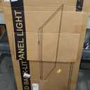 2x4 LED Flat Panel Light, Drop Ceiling Office Fixture, 2-Pack, 5W & 5CCT Selectable (30W–72W, 3500K–6500K), 0-10V Dimmable, Back-Lit, Flicker-Free, DLC & ETL Listed