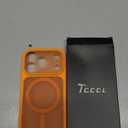 TOCOL for iPhone 17 Pro Case, Compatible with Magsafe Charger, Full Camera Protection, Translucent Matte Phone Case for 17 Pro 6.3 inch (Orange)