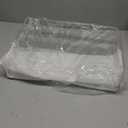 2 Pack- Stackable Paper Letter Tray,Clear Acrylic Magazine Holder and File Organizer - Sleek Desk Organizer for Home Office, Bookshelf, or Workspace - Space-Saving Transparent Document Holder