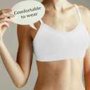 Geyoga Multiple Packs Sports Bra for Women, No Underwire Wireless Bralette Support Padded Cami Bra Seamless Camisole Tank Top (M)