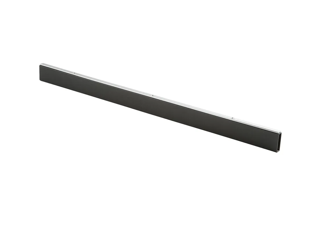 Econoco REMAB4 Rectangular Tubing, 4' Length x 1/2" x 1-1/2", Black (Pack of 10)
