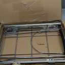 Tanamu Pull Out Trash Can Under CabinetUnder Sink Slide Out Garbage for KitchenRequires 13" W X 18" D Minimum CabinetsChrome Adjustable for 7-10 Gallon Trash Can