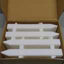 URATOT 30 Pieces Christmas Tree Thick White Plastic Picket Fence Christmas Tree Fence for Pets Kids Holiday Party Garden Home Fences Decoration, 12 Inches