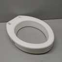 Carex Toilet Seat Riser, Elongated Raised Toilet Seat Adds 3.5 inches to Toilet Height, for Assistance Bending or Sitting, 300 Pound Weight Capacity Toilet Riser