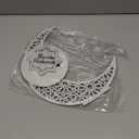 10 inch Ramadan Decorations Acrylic Islamic Table Centerpiece Ramadan Mubarak Sign EID Decoration Islamic Home Decor Crescent Moon Hollow Star Ornament for Eid Mubarak Tabletop (Silver)