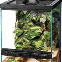 Zilla 11 Gallon Glass Tropical Vertical Habitat Starter Kit for Small Tree Dwelling Reptiles & Amphibians