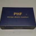 PHF Truly Velvet Pillowcases Standard Size, No Insert, 2 Pack Ultra Soft Breathable Pillow Shams Covers with Envelope Closure, 20" X 26" Luxury Cozy Warm Fuzzy Flannel, Navy Blue