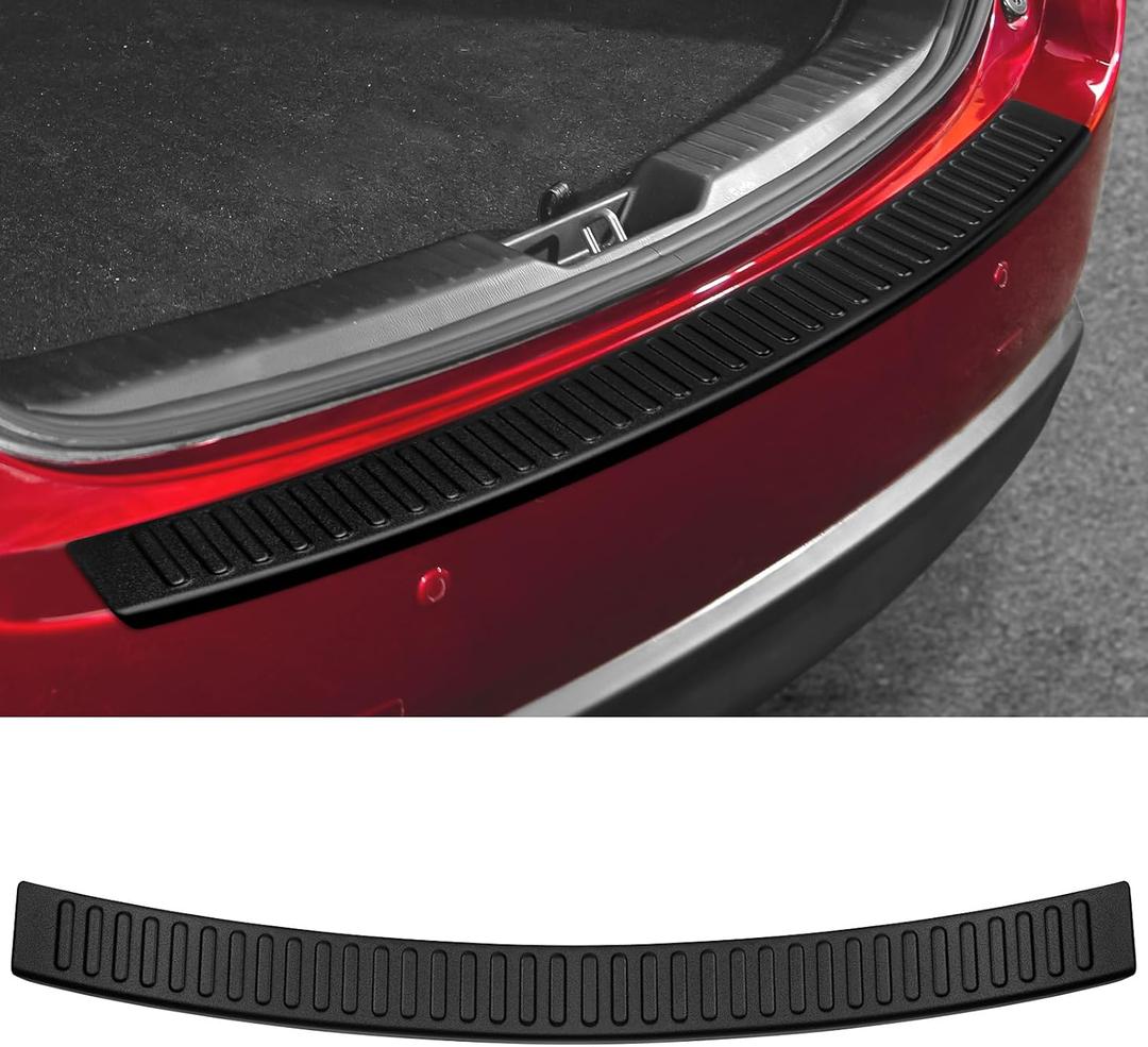 Rear Bumper Protector for Mazda CX-5 CX5 2017-2025 Accessories ABS Material Matte Black Trunk Door Entry Protector Rear Bumper Guards