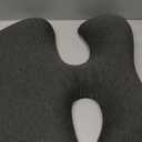 Memory Foam Bust Pillow, Memory Foam Chest Support Pillow, Prone Sleeping Pillow with Hollow Chest Design, Beauty Salon Use Chest Pillow, Home Use Chest Pillow (Dark Grey)