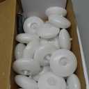 Homemory 24 Pack 3 Flameless Led Floating Candles, 200 Hour White Battery Operate Waterproof Tealights for Cylinder Vases, Centerpieces at Wedding Decor, Party, Pool