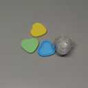 BooMetCheer 3 Pcs Heart-Shaped Salad Dressing Container to go, 2.1 Oz Stainless Steel Small Condiment Containers with Lids, Reusable Meal Prep Sauce Cups for Lunch Bento Box, Work, Picnic