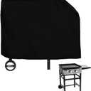 Griddle Cover for Royal Gourmet 2 Burner Griddle- 600D Flat Top 38 Inch Grill Cover for Royal Gourmet GB2000 Regal 2-Burner Flattop Gas Grill Griddle, Heavy Duty & Waterproof Outdoor