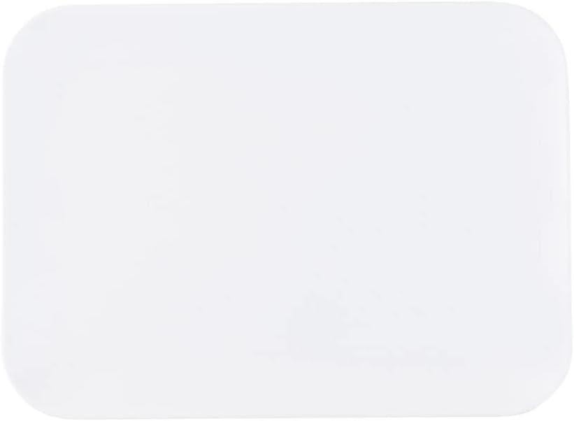 Organic Tray, White - 11" x 8" - White, Plastic, Case Pack of 72 - For Catering, Buffets, and Parties