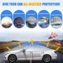 Hail Protector Car Cover SUV Compatible with Toyota RAV4/Honda CR-V/Tesla Model Y, 5 Layers Thicken Padded Hail Protection Blanket