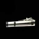 JEMYGINS Floral Necktie and Pocket Square Tie Clip Sets for Men (Burgundy)