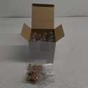 Bokon 50 Pack 1oz Plastic Mini Potion Bottles with Corks Spherical Small Sand Art jar Tiny Clear Ball Shape Liquor Bottles Bulk Wishing Vial for Birthday Halloween Party Favor DIY Crafts Gift (1.6x2 Inch, Round)