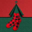 PATPAT Christmas Family Matching Pajama Sets Includes Christmas Socks - Perfect for Family Photos & Holiday Celebrations (8-9 Years, Green)