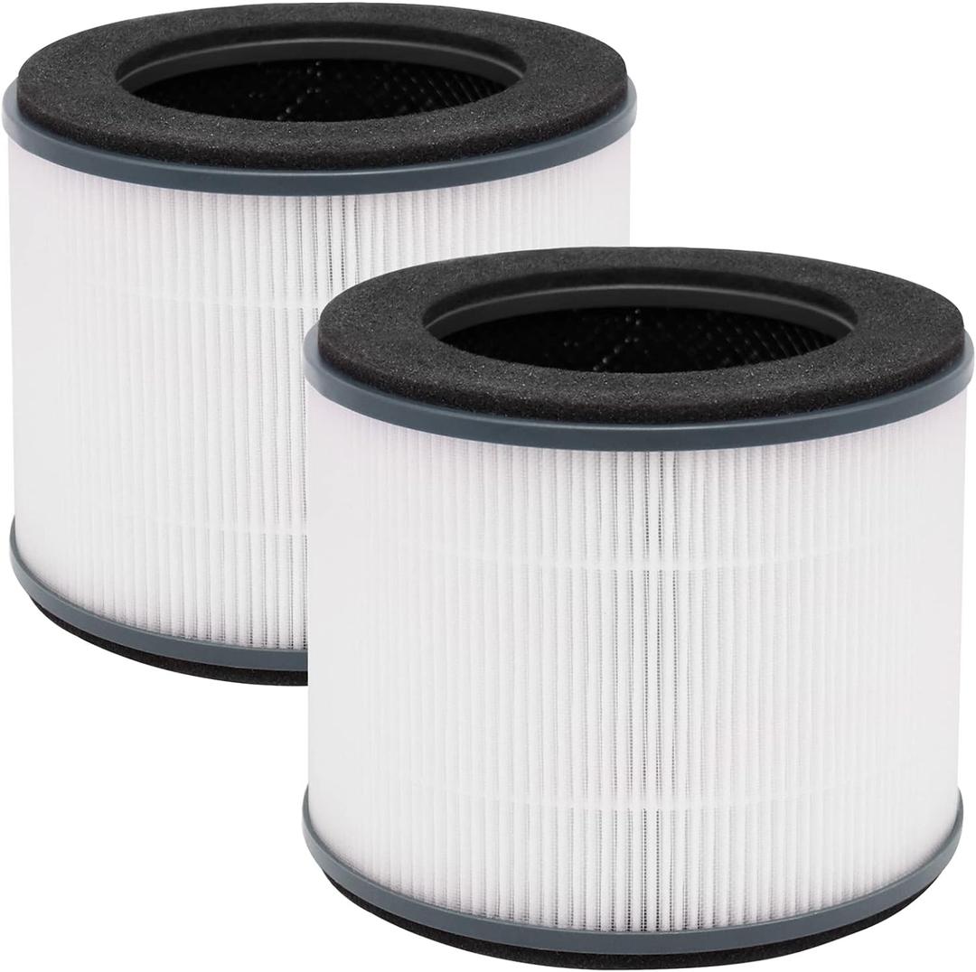 Replacement Filter Compatible with Homedics Air Purifier Model AP-T10 AP-T10-BK, AP-T10-WT, Part# AP-T10FL (2-Pack)