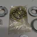 One-Piece Bottom Bracket Cup Set Bearings, 2" Cup Bottom Bracket Set Silver