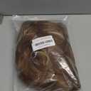 Rugelyss Vintage Short Ginger Mixed Blonde Beehive Wig with Bangs Curly Wavy Heat Resistant Synthetic Hair Wigs for Women fits 70s 80s Costume or Halloween and Party