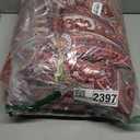 DJY Red Paisley Quilt Set King Size Boho Quilt Bedspread Set 3 Pieces, Soft Lightweight Microfiber Coverlet Set Paisley Floral Pattern Bedding for All Season, 110''x90''