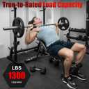 YOUTEN 1300 LB Weight Bench With Headrest Heavy Capacity | 9-4-4 90 Adjustable Incline Decline Exercise Chair for Home Gym More Stable and Durable | Foldable Training Lifting Bench | Dragon Flag Handle for Abdominal Arm Workout 2025 New Version