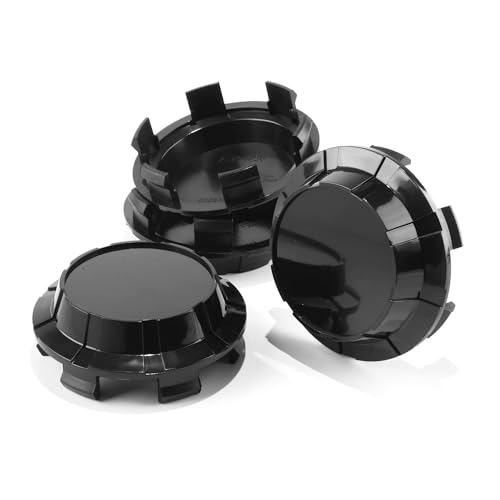 RTrhinoTuning 4 PCS 83mm Wheel Center Caps Compatible with Avalanche Suburban Silverado Tahoe Sierra Yukon Denali Escalade Wheel Rim, OD: 3.27"(83 mm) ID: 2.99"(76 mm) Black