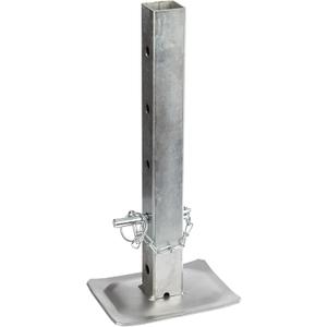 BULLDOG 500270 Drop Leg and Pin for Jack , Gray , 8,000lbs.