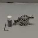 TIETHEKNOT Mini Napoleon Cannon Model Metal Replica Desktop Decorating and Collectibles