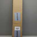 LOTUS & WINDOWARE Cordless Faux Wood Blinds, 35" Wide x 60" Long, Smooth, Snow White, 2 Inch Horizontal Blinds  for Living Room, Bedroom, Interior Door Windows