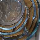 M MCIRCO Glass Mixing Bowls with Lids, 4 Packs Glass Bowl Set, Nesting Bowls for Meal Prep, Food Storage, Bowls For Cooking, Baking, BPA-Free, 0.8/1.7/2.9/4.8 Qt