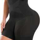 OEAK Shapewear Tummy Control for Women Thigh Slimmer High Waisted Body Shaper Shorts Butt Lifting Shapewear for Under Dresses, XL