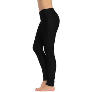 Prolific Health Women's Jean Look Jeggings Tights Slimming Many Colors Spandex Leggings Pants Capri (Large, Black )