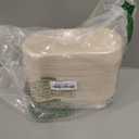 50 Pack 32 oz Disposable Meal Prep Containers Disposable Food Containers with Lids, Paper Togo Containers for Meal Prep, Lunch, Leftover (50 Bowls 50 Lids)