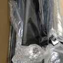 Portable Pickleball Net Set with Wheels, Regulation Size 22 FT & Half Court 11 FT, Steady Metal Frame Pickle Ball Net Set System with Carry Bag for Backyards, Driveways, and Garages (Black&White)