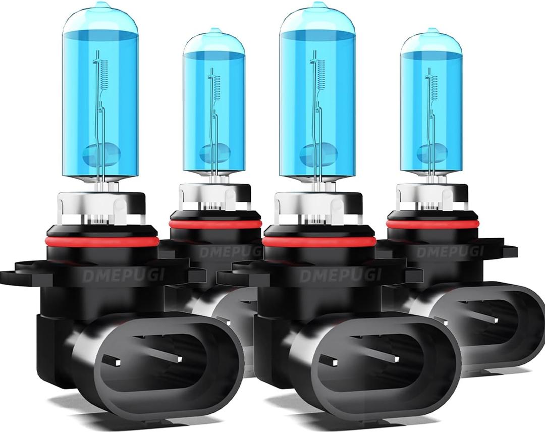 Light Bulbs Compatible with Kia Optima 2016-2020 Halogen Headlight Bulbs,9005 High Beam & 9005 Low Beam Headlights Bulbs combo300% Brightness,Plug and Play,6000K White,4 Pack