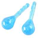 Facial Ice Globes, Cryo Cooling Balls with Anti-Slip Handle for Face, Eyes & Neck, Relaxing Beauty Massage Tool for Soothing and Refreshing Skincare Routine, Quicksand Blue