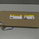 Left Driver Side Sun Visor for Honda Pilot 2009 2010 2011 2012 2013 2014 2015 Replace 83280-SZA-A01ZC with Vanity Light/with Makeup Mirror (Driver Left Side(Beige))