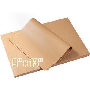 GOAUS Parchment Paper Sheets 13 x 9 Inch, Precut Unbleached Baking Sheets 150 Pcs for Baking, Air Frying, Cooking, Grilling, Steaming, Rectangular Baking Paper Fits Air Fryer, Oven, Microwave