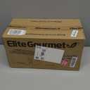 Elite Gourmet ECT-3100 Long Slot 4 Slice Toaster, Reheat, 6 Toast Settings, Defrost, Cancel Functions, Built-in Warming Rack, Extra Wide Slots for Bagels & Waffles, Stainless Steel & Black