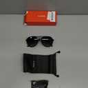 livho Trendy Polarized Aviator Sunglasses Women Men, Retro Sun Glasses for Women Men 2025, Oversized UV Protection Shades (Light Black/Grey)