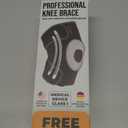 DR. BRACE ELITE Knee Brace with Side Stabilizers & Patella Gel Pads for Maximum Knee Pain Support and fast recovery for men and women-Please Check How To Size Video (Moon, X-Large)