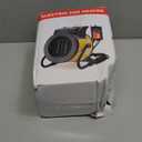 Greenhouse Heater with Thermostat, Outdoor Heaters for Patio, 3 Modes for PTC Ceramic Fast Heating, Overheat Protection, IPX4 Waterproof for Greenhouse, Grow Tents, Patio, Yellow-Black