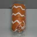 BOURINA Fluffy Chenille Knitted Fringe Throw Blanket Lightweight Soft Cozy for Bed Sofa Chair Throw Blankets, Orange 50" x 60"